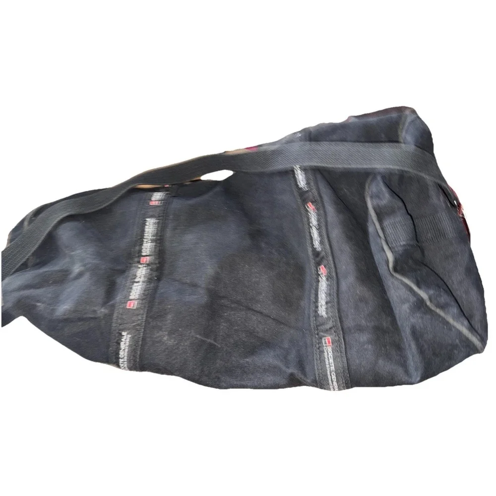 Authentic Societe Generale Banker Bag Black Finance Travel Carry On Duffle